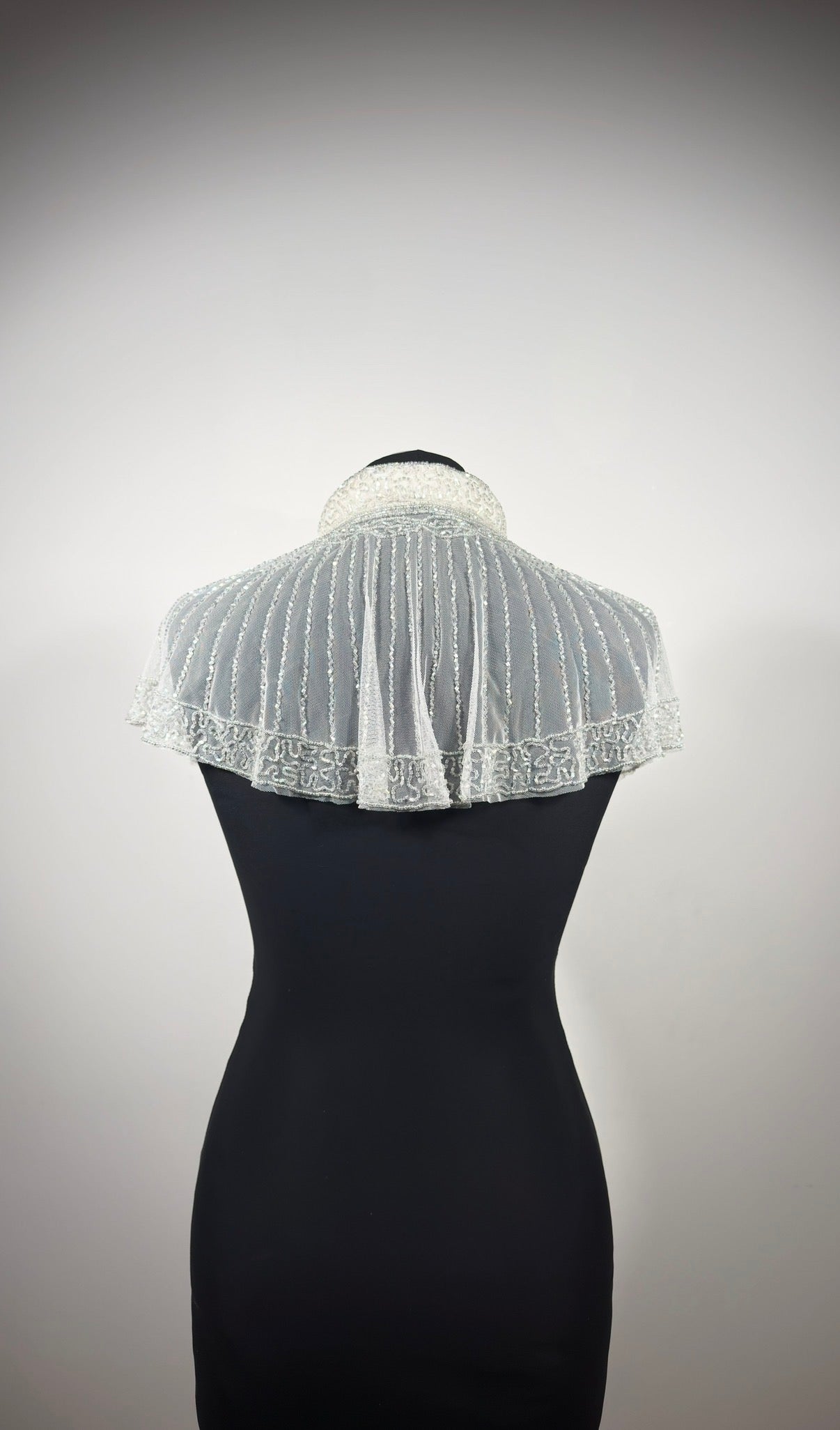 AVASA Ivory Radiance Beaded Capelet