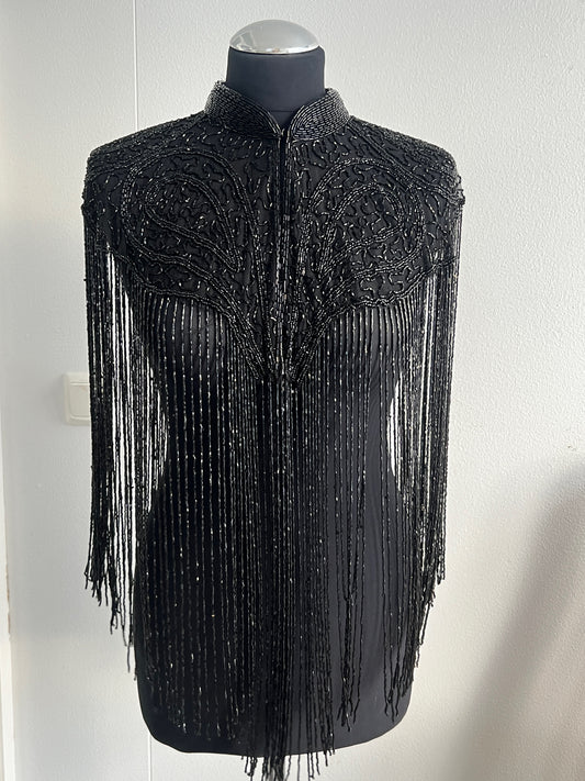 Obsidian Fringe Cape