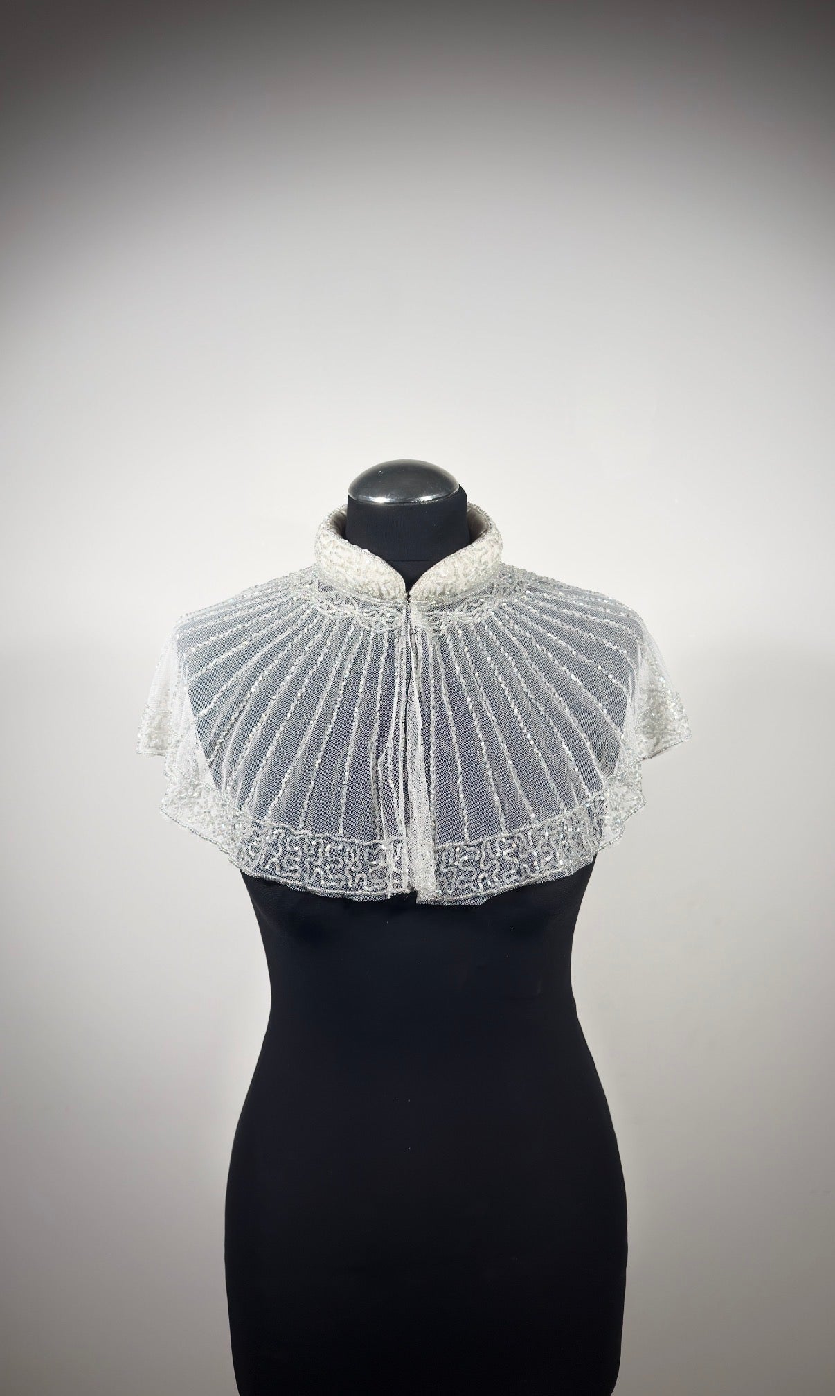 AVASA Ivory Radiance Beaded Capelet
